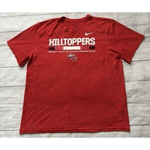 Nike Western Kentucky Hilltoppers T Shirt Mens XL Athletic Cut Dri Fit Red Rare